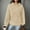 Beige, variant on Womens Hoodie With Loose Pullover Long Sleeve Spliced With String Pocket Hoodie Sweater Womens Long Hoodies Zip up Casual Hoodies Women Pullover Women Casual Tops Sweat Shirts Women Size Large Womens