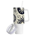 thumbnail image 2 of Sun and Moon 40 oz Tumbler with Handle Insulated&nbsp;Travel Mug&nbsp;Lid Straw Leak Proof Steel Vacuum Water Bottles Glasses Fits in Car Cup Holder, 2 of 7