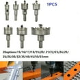 thumbnail image 3 of Metal Cutter Carbide Tip Stainless Steel TCT Drill Bit Holesaw Bits Set 15-55mm, 3 of 3