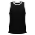 thumbnail image 5 of asjyhkr Mens Basketball Tank Tops Lightweight Sleeveless Crew Neck Workout Running Gym Athletic Shirts, 5 of 6