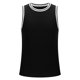 thumbnail image 5 of pstuiky Camisetas sin mangas para hombre, Camiseta de cuello redondo sin mangas de malla de color liso para hombre Tops elegantes para mujer xl, 5 of 6