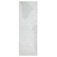 thumbnail image 2 of GlowSol 2x6 Washable Runner Rug Modern Stripes Print Rug Soft Entryway Long Rug Runner Indoor Hallway Kitchen Runner for Laundry Room, Light Gray/White, 2 of 8