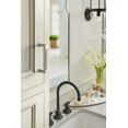 thumbnail image 2 of Amerock Balata 3-3/4 inch (96mm) Center-to-Center Satin Nickel Cabinet Pull, 2 of 6