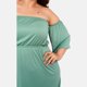 thumbnail image 3 of Vestido strapless Roman Fashion 4290 Menta Talla Extra 36, 3 of 5
