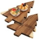 thumbnail image 1 of ColoMX Platos en forma de árbol de Navidad, tabla de madera para embutidos navideños, queso, comida de Sushi, bandeja para pan, 2 uds., 1 of 8