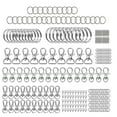 thumbnail image 6 of Pack of 265 Carabiner Keychain Rings Practical Keyring Accessory Metal Keyring Keychain Split Rings Keyfob Key Rings, 6 of 7