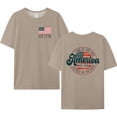 thumbnail image 4 of Black T Shirts for Men Short Sleeve Big & Tall Cotton Short Sleeve Snug Fit Gradient Round Neck Summer Outdoor Basic Shirts, 4 of 4