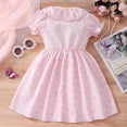 thumbnail image 2 of Vedolay Princess Dress Toddler Girls Summer Dresses Short Sleeve Tutu Dress,Pink 5-6 Years, 2 of 5