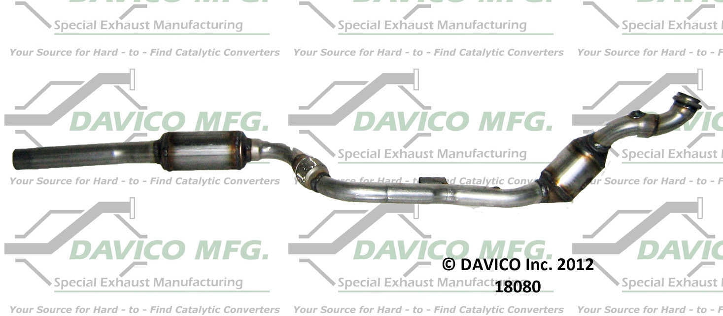 Davico Mfg 48080 Dealer Alternative Direct-Fit Catalytic Converter
