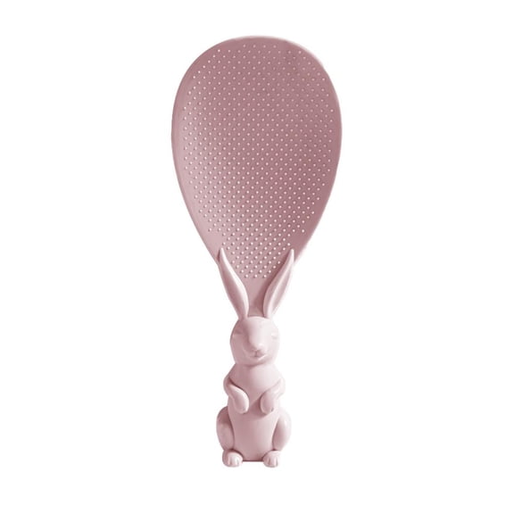 Plastic Bunny-Shaped Rice Scoop for Home Kitchen: Non-Stick, Upright Design for Easy Storage and Multi-Function Use
