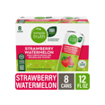 thumbnail image 3 of Simple Truth Strawberry Watermelon Sparkling Seltzer Water, 12 oz   , 8 Cans + Bonus, 3 of 4