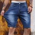 thumbnail image 5 of Men's Shorts Casual Mens Stretch Shorts Men Pants Comfortable Casual Denim Shorts Fashionable Stretch Outdoor Denim Shorts, 5 of 6