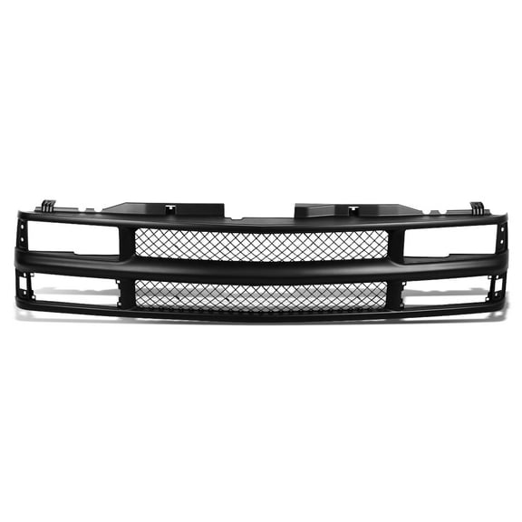 DNA Motoring For 94-00 Chevy C10 C/K Tahoe Blazer Front Bumper Upper Black Mesh Grille Assembly