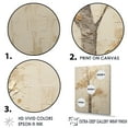 thumbnail image 3 of Designart "Solitary Beige Maple Serenity II" Tree Maple Floater Framed Wall Art Living Room, 3 of 5