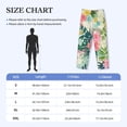 thumbnail image 4 of Bixox Men's Tropical Flowers Patterned Pajama Pants with Pockets Lounge Clothes for Home, 4 of 5