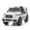 thumbnail image 1 of VOLTZ TOYS Licensed Mercedes-Benz G63 12V Kids Ride On Car - Electric G-Wagon with Remote Control, LED Lights & Music - White, 1 of 7