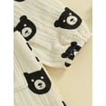 thumbnail image 6 of Wassery Baby Girls Fall Jumpsuits 6M 12M 18M 24M Newborn Girls Long Sleeve Bear Print Rompers Autumn Onesie Bodysuit Clothing for Infant Girls, 6 of 8