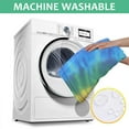thumbnail image 6 of Rainbow Tie Dye Mandala Pattern Square Tablecloth,Waterproof Square Table Cover,Wipeable Spillproof Washable Table Cover for Home Kitchen Party Decor 60"x60"(152x152cm), 6 of 6