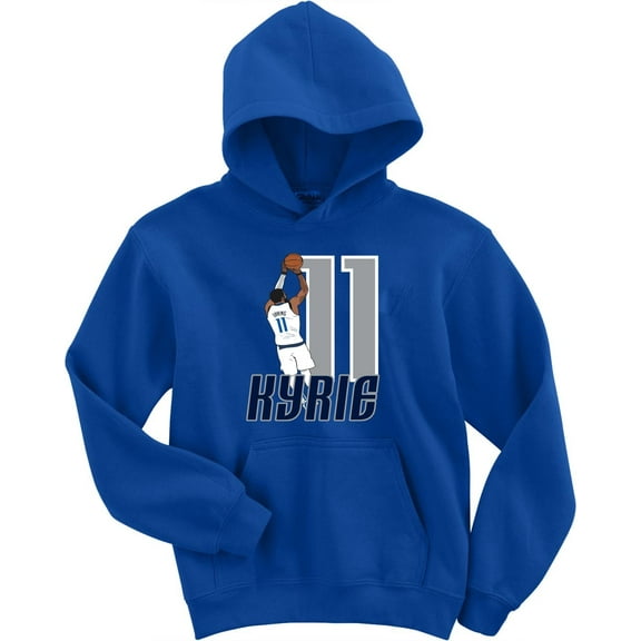 Kyrie Irving 11 Dallas Logo Hooded Sweatshirt Hoodie