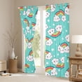 thumbnail image 3 of Homewish Funny Cloud Rainbow Black Out Curtains, Kawaii Cartoon Stars Curtains Pack of 2 (42x63 Each), Teens Kids Boys Girls Bedroom Curtains, Curtains and Drapes Room Decor, 3 of 5
