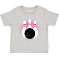 thumbnail image 3 of Inktastic Bowling Pins Cute Bowler Girls Toddler T-Shirt, 3 of 5