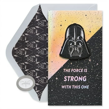Papersong Premium Star Wars Birthday Card (Darth Vader)