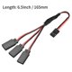thumbnail image 2 of Cable de servo RC 4 vías para JR Futaba, cordón de extensión de 30 núcleos, 165 mm, 3 pines en negro/rojo/blanco, 2 piezas, 2 of 4