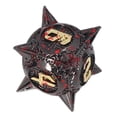 thumbnail image 2 of 7 PCS Metal Dice Set Polyhedral Portable Board Game Dice nced Scrolling Vintage Table Games Accessory Blood Black Gold, 2 of 4
