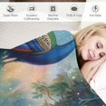 thumbnail image 3 of Orinice Peacock Blanket Fleece Warm Soft Cozy Blanket Throw Couch Bed Print Couch and House Decor Gift Idea Throws, for Sofa for Kids Teen Young Boys Girls 60x80in, 3 of 6