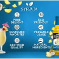 thumbnail image 5 of Syruvia Pina Colada Sugar Free Coffee Syrup No-Calorie Coffee Sauce for Coffee, Lattes, Shakes, Smoothies, Desserts, 25.4 Fl. Oz, 5 of 7