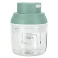 thumbnail image 4 of Presse-purée électrique pour légumes - 250 ml - Accessoire de cuisine - Vert, 4 of 14