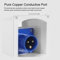 thumbnail image 4 of RV Power Plug, RV Power Inlet RV Refit Accessory Power Connection Port External Power Supply Plug 220V to 250V16A Black Socket And 16A Blue Motherboard, 4 of 8