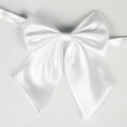 thumbnail image 1 of Elegant Solid Color Polyester Silk Bow Tie for Students Attachees and Flight Attendants Functional Accessory for Everyday Wear, 1 of 3