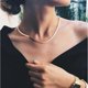 thumbnail image 4 of Collar para mujer con delicada cadena de serpiente, 4 of 5