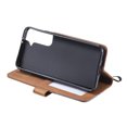 thumbnail image 6 of Feishell for Samsung Galaxy S23 Plus 6.6 inch,Wallet Case for Women Men,Shockproof Durable PU Leather Magnetic Clasp Credit Card Slots Purse Flip Kickstand Business Phone Case,Brown, 6 of 13