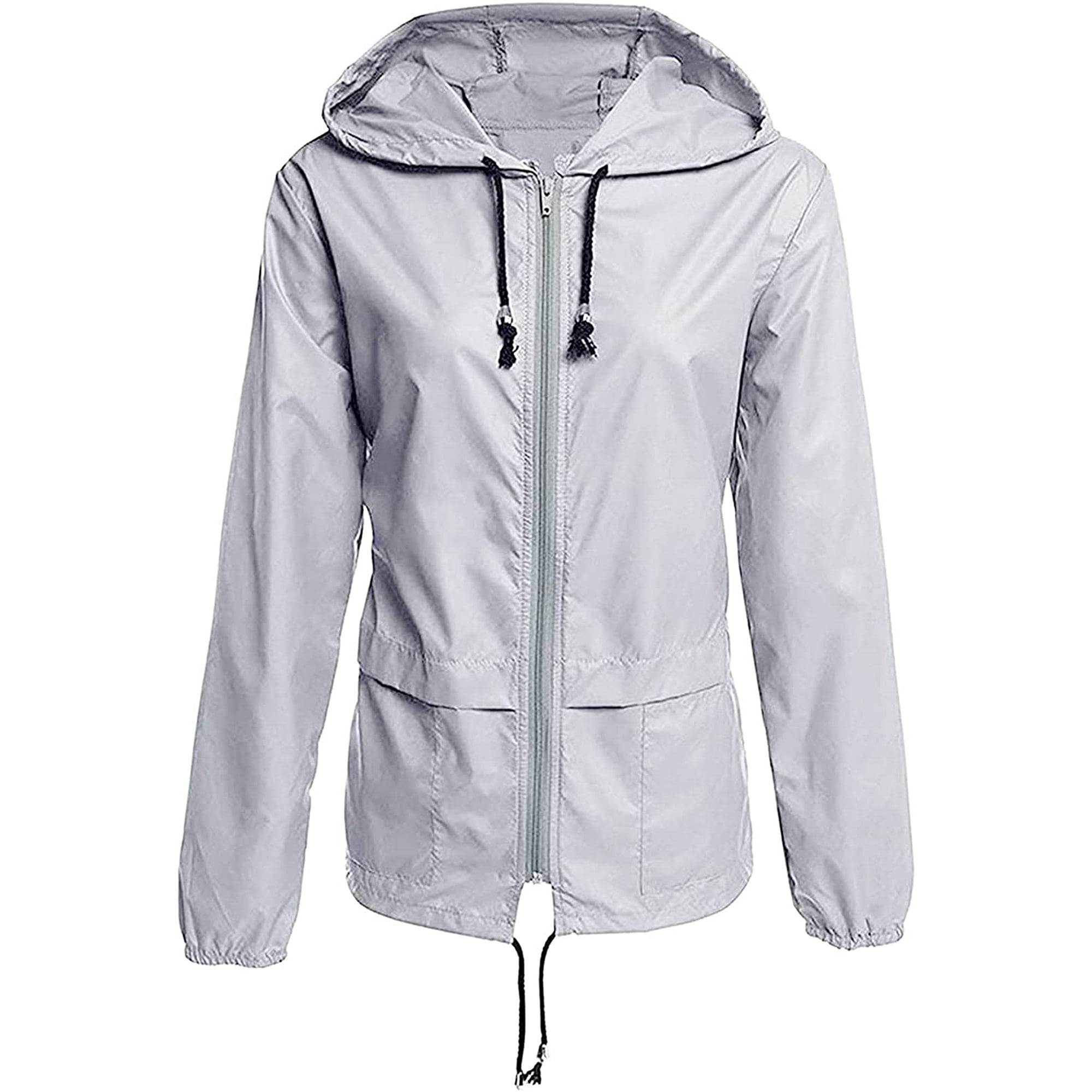 HEIBINWomens Rain Jackets Rain Coats for Women Waterproof with Hood  Raincoat Water Resisant Jacket Lightweight Rain Jacket | Walmart Canada