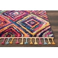 thumbnail image 4 of Nourison Moroccan Casbah Shag Red/Multicolor 6'7" x 9'6" Area Rug, (7x10), 4 of 8