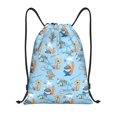 thumbnail image 1 of Bingfone Cute Animals Surfers Drawstrings Backpacks Bags for Men Women Gym Drawstrings Bag-Small, 1 of 6