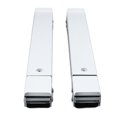 thumbnail image 1 of Machine 2 Pcs Machine à Laver Mobile Rouleau Extensible Fer Blanc 16 Roues Faible Bruit Haute Capacité de Charge avec Frein Machine à Laver Dolly pour Meubles, 1 of 8