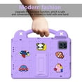 thumbnail image 3 of TECH CIRCLE Case for Onn 10.1" Tablet 2024 Gen 4, Cartoon Panda Shockproof Rugged Lightweight Convertible Stand Handles Kids Friendly Case for Onn 10.1 inch 4 Gen Tablet 2024 100135925,Lightpurple, 3 of 7