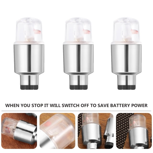FONDOTIN 6pcs Bike Spoke Lights Kids Plastic Visibility for Cyclists