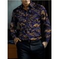 thumbnail image 1 of Camisas casuales para hombre, para exteriores, con gráficos en HD, suaves y cómodas, con solapa, manga larga, abotonadas, tallas grandes 2024, 1 of 6