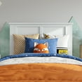 thumbnail image 2 of Madison Twin Solid Wood Panel Headboard in White, 2 of 6