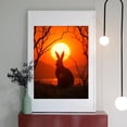 thumbnail image 2 of Diamond Art Kit for Adults, Rabbit Silhouette Sunset Serenity Diamond Painting for Adults Beginners, DIY Diamond Art Painting Kits, 5D Diamond Painting Crafts for Home Decor 12x16 Frameless, 2 of 7