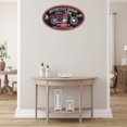 thumbnail image 3 of IH Casa Decor Embossed Oval Metal Sign Motorcycle Garage, 3 of 3