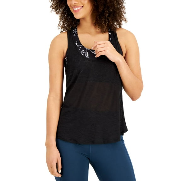 Ideology Womens Bra Tank Top