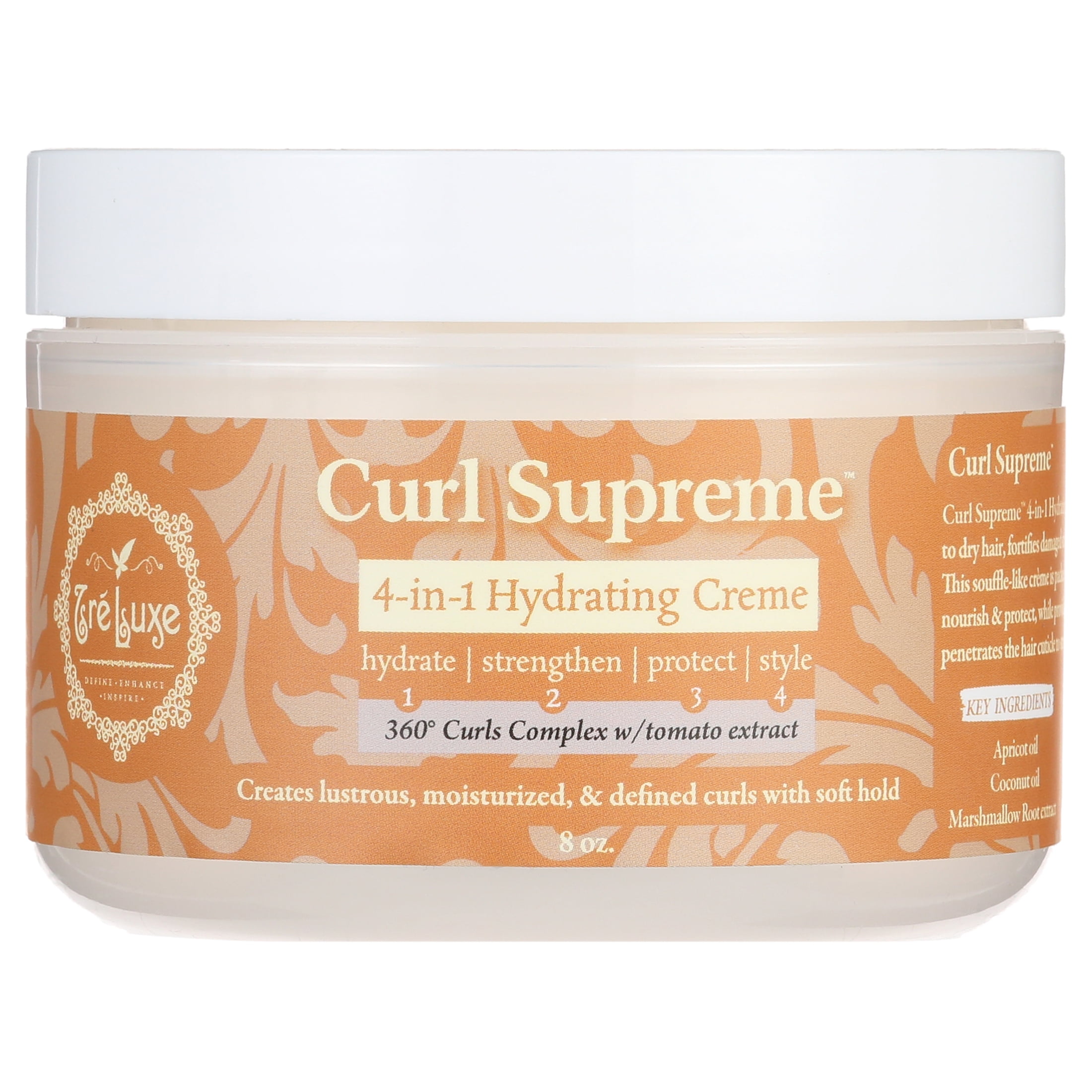 TreLuxe Curl Supreme 4-in-1 Hydrating Creme 8oz - Walmart.com