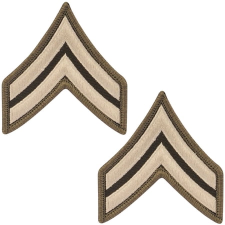 Army AGSU Corporal E-4 Cloth Rank - Male Sew On