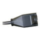 C2G 25 ft 25ft Power Extension Cord - Outlet Saver - 18 AWG - Câble d'Extension de Puissance - NEMA 5-15 (M) à NEMA 5-15 (F) - - Noir – image 3 sur 3