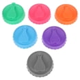 thumbnail image 3 of GOOHOCHY 6 tapas de silicona reutilizables para latas de refresco, a prueba de fugas, aptas para alimentos, para cerveza, jugos y bebidas., 3 of 8
